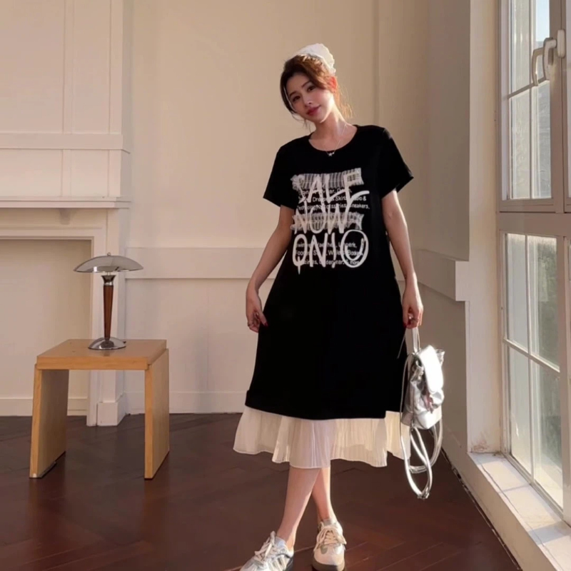 Neue 2026 Sommer Damen T-Shirt – Korean Style A Line Shirt Dress Bewertung und Preis