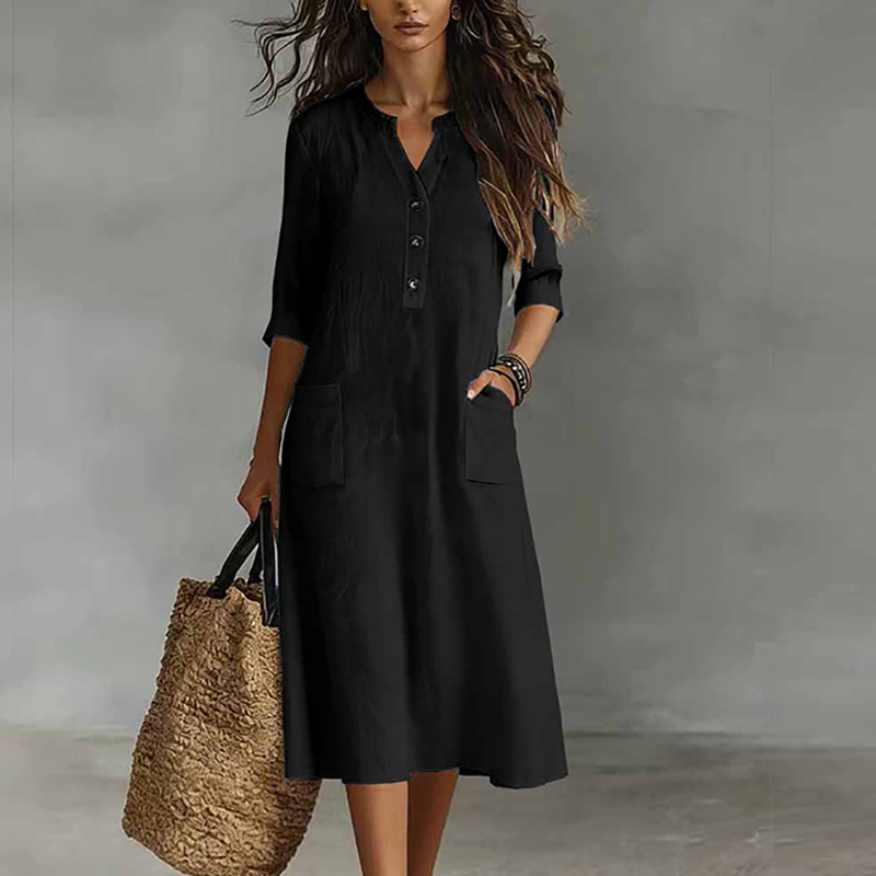 Damen Freizeitkleid, einfarbig – Boho Summer Beach Maxi Dress Bewertung und Preis