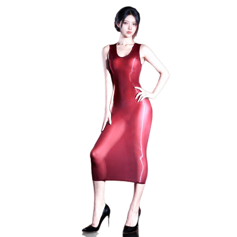 Sexy Damenkleid, ärmellos, glä – Sexy Mesh Sheer Bodycon Dress Bewertung und Preis